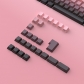 Red Bean Pink 104+30 Keys OEM Profile PBT Doubleshot Side Legends Keycaps Set for MX Keyboard